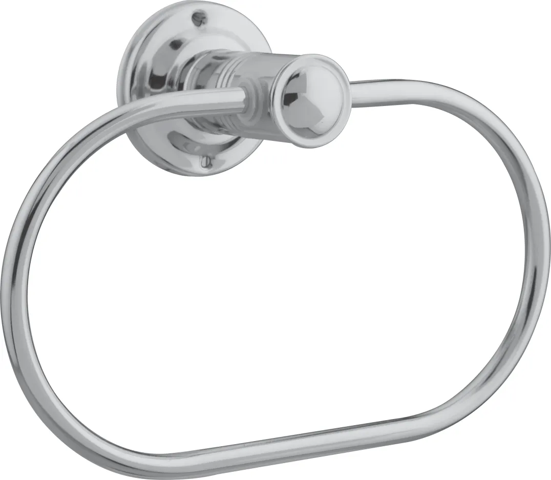 Platinum Oval Towel Ring