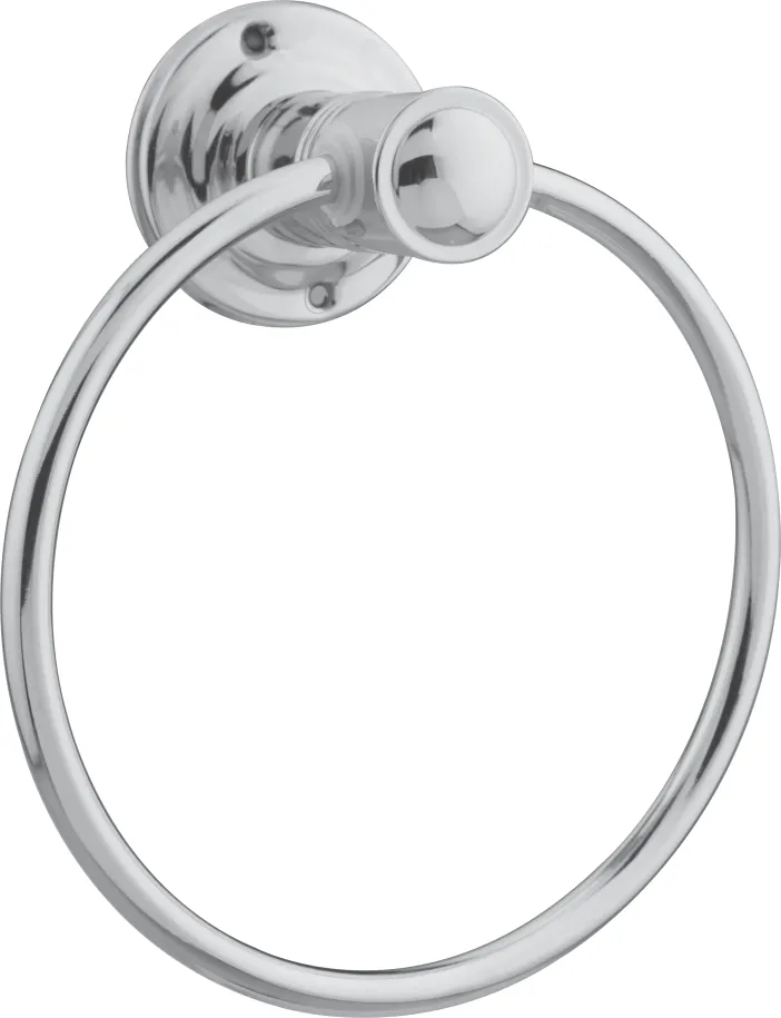 Platinum Round Towel Ring