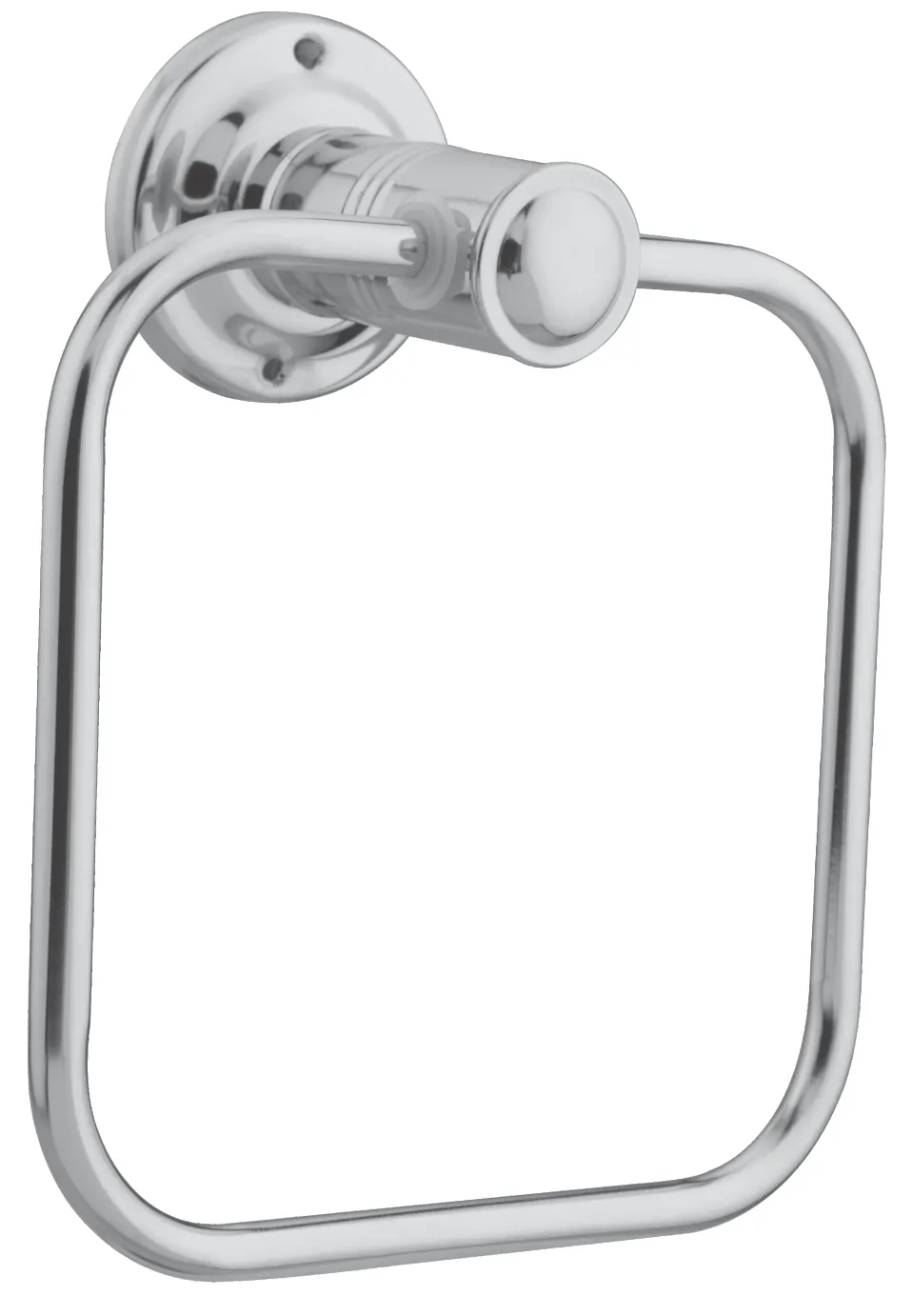 Platinum Square Towel Ring