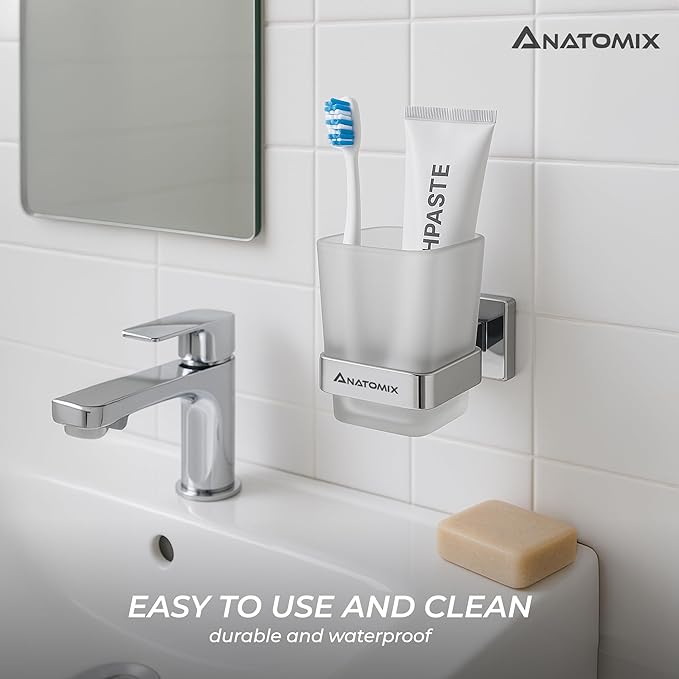 A toothbrush holder made of ABS material
