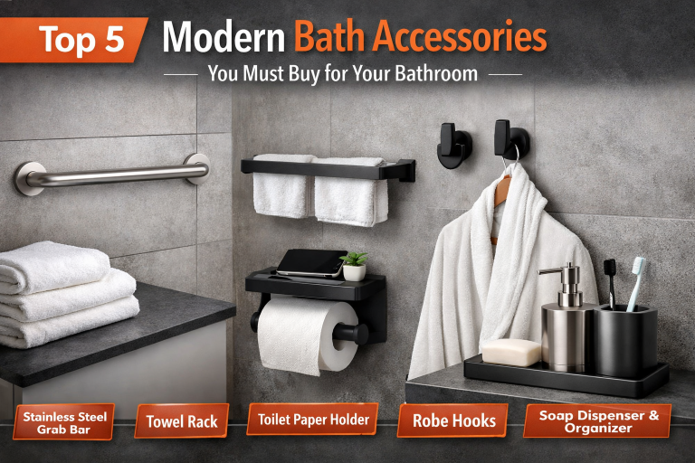 Read more about the article Modern Bath Accessories You Must Buy for Your Bathroom (2026 Guide)